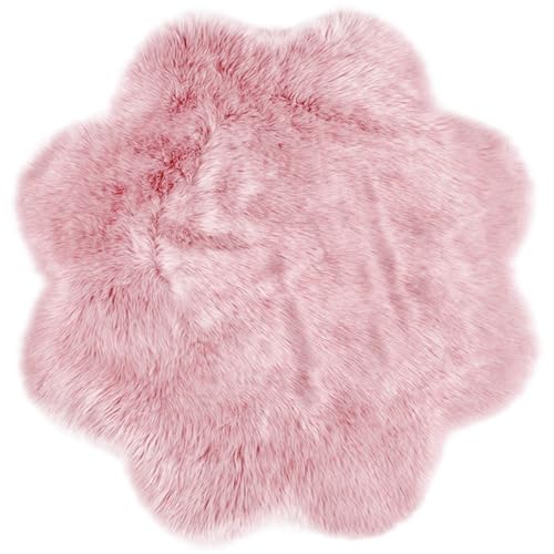 Blumenförmige Teppich 20-Zoll-nicht rutschflecken flauschigen und zotteligen Teppiche Nicht-Shedding & Haut-freundlichem Maschinenwaschmaschinen-Teppich für Wohnzimmer, Schlafzimmer zotteligen Schlaf Blumenförmige Teppich 20-Zoll-nicht rutschflecken flauschigen und zotteligen Teppiche Nicht-Shedding & Haut-freundlichem Maschinenwaschmaschinen-Teppich für Wohnzimmer, Schlafzimmer zotteligen Schlaf von Kalastussaari