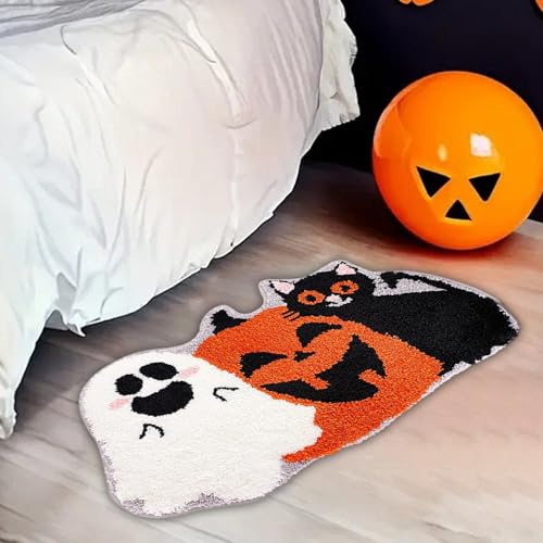 Halloween Teppich Kürbis Ghost Katz von Kalastussaari
