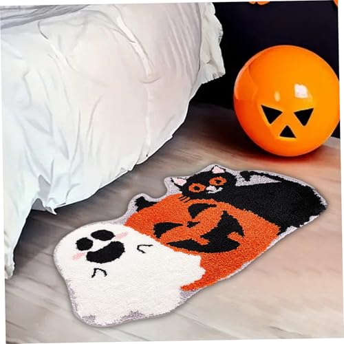 Halloween Teppich Kürbis Ghost Katz Halloween Teppich Kürbis Ghost Katz von Kalastussaari