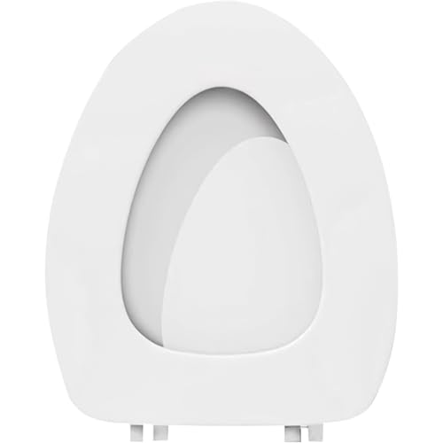 Kalastussaari Gepolstert Toilettensitz, V-förmige Schaumstofftoilettensitzerersatz, weicher Enger Toilettensitz, Starke Ladungsladungstoilettensitz passt zu Allen Toilettenmarken von Kalastussaari