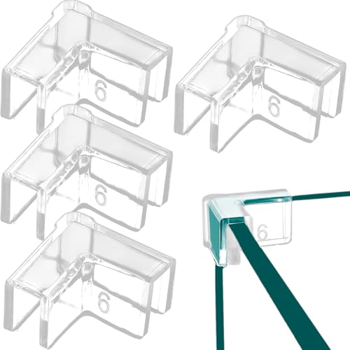 Kalastussaari PVC-Eckschützer für Aquarium, 4-Pack-Fischtankstütze für 6 mm Glas, Aquarium-Sicherheits-Eckwächter, Tankverstärkungszubehör von Kalastussaari