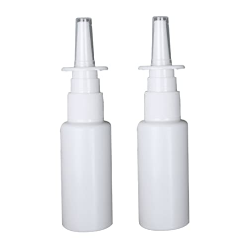 Nasensprayflaschen, 2pcs leerer Kunststoff nachfüllbarer Nebel, 30 ml Nasensprühflaschenbehälter für ätherische Kochsalzlösung Öle von Kalastussaari