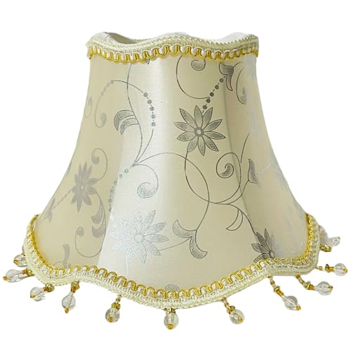 Randlampen Schatten Leichtes Vintage Blumenlampenschatten Dekorative Ersatzlampenschatten für Wohnzimmerstudienfransen Rand Randlampen Schatten Leichtes Vintage Blumenlampenschatten Dekorative Ersatzlampenschatten für Wohnzimmerstudienfransen Rand von Kalastussaari