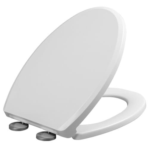 Weiche enge V-Form-Toilettensitz, Plastik-Schnellfreisetz-Toilettendeckel, einfache Installation & saubere, weiß verstellbare Scharniersitz Sitz von Kalastussaari
