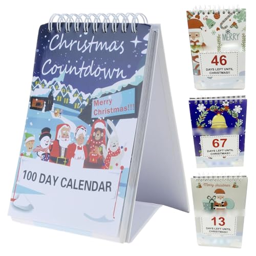 Weihnachts -Countdown -Kalender, 100 Tage Liebenswerter Desktop -Weihnachtskalender 2025 mit exquisiten verschiedenen Mustern, die für Zuhause, Büro, Schulabfuhr wiederverwendbar sind Weihnachts -Countdown -Kalender, 100 Tage Liebenswerter Desktop -Weihnachtskalender 2025 mit exquisiten verschiedenen Mustern, die für Zuhause, Büro, Schulabfuhr wiederverwendbar sind von Kalastussaari