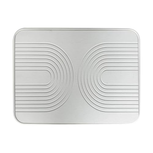 Kalawen Geschirrtrocknungsmatten, Schnell Trocknende Kieselgur Duschmatte Badematte, Wasserabsorbierende Matte mit rutschfestem Silikon, 2 Stone Drying Mat 2 Silikon 40x30cm 4er-Pack Weiß Kalawen Geschirrtrocknungsmatten, Schnell Trocknende Kieselgur Duschmatte Badematte, Wasserabsorbierende Matte mit rutschfestem Silikon, 2 Stone Drying Mat 2 Silikon 40x30cm 4er-Pack Weiß von Kalawen