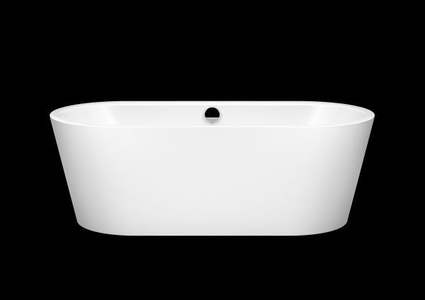 Kaldewei Meisterstück Classic Duo Oval, freistehende Badewanne 1111, 180x80x42 cm, alpinweiß, Ausführung: nicht vormontiert von Kaldewei
