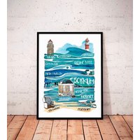 Borkum Kunstdruck Mit Rahmen, Maritime Nordsee Kunst, Sehenswürdigkeiten Poster, Insel Deko Borkum Kunstdruck Mit Rahmen, Maritime Nordsee Kunst, Sehenswürdigkeiten Poster, Insel Deko von KalenderKunst2026