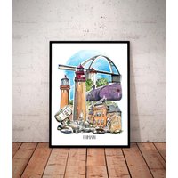 Fehmarn Kunstdruck Mit Rahmen, Maritime Ostsee Kunst, Sehenswürdigkeiten Poster, Insel Deko Fehmarn Kunstdruck Mit Rahmen, Maritime Ostsee Kunst, Sehenswürdigkeiten Poster, Insel Deko von KalenderKunst2026
