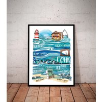 Föhr Kunstdruck Mit Rahmen, Maritime Nordsee Kunst, Sehenswürdigkeiten Poster, Insel Deko Föhr Kunstdruck Mit Rahmen, Maritime Nordsee Kunst, Sehenswürdigkeiten Poster, Insel Deko von KalenderKunst2026