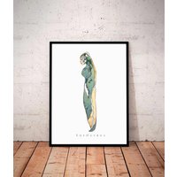 Norderney Inselform Als Meerjungfrau - Kunstdruck Mit Rahmen, Maritime Nordsee Kunst Norderney Inselform Als Meerjungfrau - Kunstdruck Mit Rahmen, Maritime Nordsee Kunst von KalenderKunst2026