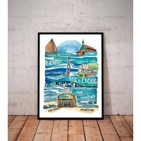 Spiekeroog Kunstdruck Mit Rahmen, Maritime Nordsee Kunst, Sehenswürdigkeiten Poster, Insel Deko Spiekeroog Kunstdruck Mit Rahmen, Maritime Nordsee Kunst, Sehenswürdigkeiten Poster, Insel Deko von KalenderKunst2026