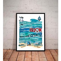Usedom Insel Kunstdruck Mit Rahmen, Maritime Kunst, Sehenswürdigkeiten Poster, Nordsee Deko, Hochsee Usedom Insel Kunstdruck Mit Rahmen, Maritime Kunst, Sehenswürdigkeiten Poster, Nordsee Deko, Hochsee von KalenderKunst2026