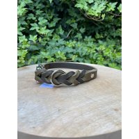 Lederhundehalsband Grün Geflochten, Halsband Hund, Hundehalsband, Lederhalsband, Hundeleine, Hundezubehör Lederhundehalsband Grün Geflochten, Halsband Hund, Hundehalsband, Lederhalsband, Hundeleine, Hundezubehör von KaleoHundeleinen