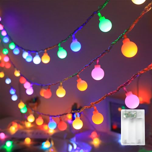 Kaleora 20 LED Lichterkette Kugeln, 3M Bunt Globe Lichterkette Batteriebetrieben, Lichterketten Kugel für Innen, Kinderzimmer, Balkon, Weihnachten, Hochzeit, Geburtstag, Party Deko Kaleora 20 LED Lichterkette Kugeln, 3M Bunt Globe Lichterkette Batteriebetrieben, Lichterketten Kugel für Innen, Kinderzimmer, Balkon, Weihnachten, Hochzeit, Geburtstag, Party Deko von Kaleora