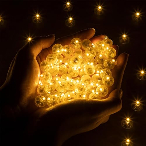 Kaleora LED-Lichterkette, 50 Warmweiße Kugeln, Innenbeleuchtung von Kaleora