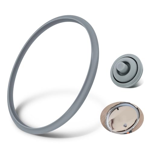 Dichtungsringe Schnellkochtopf für WMF Perfect Ersatzteile - Gummiringe Schnellkochtopf 22cm und Kochsignal Dichtung für WMF Perfect und Silit Sicomatic, Passend für Pressure Cooker 3l/4,5l/6,5l/8,5l Dichtungsringe Schnellkochtopf für WMF Perfect Ersatzteile - Gummiringe Schnellkochtopf 22cm und Kochsignal Dichtung für WMF Perfect und Silit Sicomatic, Passend für Pressure Cooker 3l/4,5l/6,5l/8,5l von Kalexion