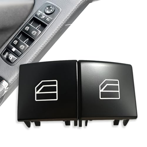 Fensterheber Schalter Fensterschalter für Benz W169-2er Fensterheberschalter Ersatzabdeckung Fensterheberknopf Geeignet für Benz Mercedes Klasse A W169 B W245 ML W164 R W251 GL X164 Fensterschalter von Kalexion