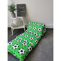 Fußball Kissen Bett, Jungenzimmer, Zelt Schlafplatz, Camping Set, Kinder Schlafmatte, Baumwollkissen Bett Baumwolle Bettmatte, Kissenbett von KalisSwing