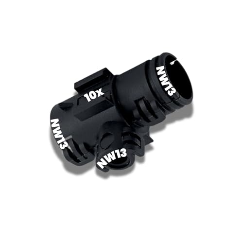 10 Stück Kalitec 9806115 T-Verteiler Form C NW 13-13-13 schwarz I Verteiler für Wellrohr I Verbinder für Wellrohr I Verteilerstück 3 Wege I T-Stück I Mehrfachadapter I Wiederverwendbar 10 Stück Kalitec 9806115 T-Verteiler Form C NW 13-13-13 schwarz I Verteiler für Wellrohr I Verbinder für Wellrohr I Verteilerstück 3 Wege I T-Stück I Mehrfachadapter I Wiederverwendbar von Kalitec