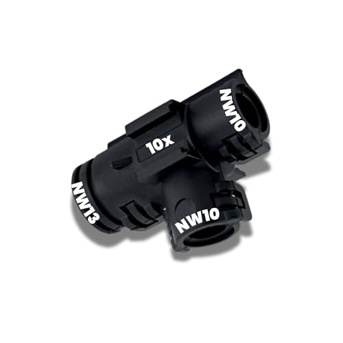 10 Stück Kalitec 9806131 T-Verteiler Form D NW 13-10-10 schwarz I 3 Wege Verteiler I T-Stück I Verteiler für Wellrohr I Verbinder für Wellrohr I kabelverteiler I Kabelverzweigung I Schnellverbinder 10 Stück Kalitec 9806131 T-Verteiler Form D NW 13-10-10 schwarz I 3 Wege Verteiler I T-Stück I Verteiler für Wellrohr I Verbinder für Wellrohr I kabelverteiler I Kabelverzweigung I Schnellverbinder von Kalitec