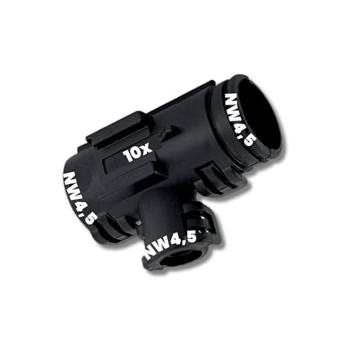 10 Stück Kalitec 9806162 T-Verteiler Form B NW4,5-4,5-4,5 schwarz I Wellrohr Verteiler aus Polyamid66 I Abzweigung I Wiederverwendbar I Klicksystem I Kabelverteilung I Verteilerstück 3 Wege I T-Stück 10 Stück Kalitec 9806162 T-Verteiler Form B NW4,5-4,5-4,5 schwarz I Wellrohr Verteiler aus Polyamid66 I Abzweigung I Wiederverwendbar I Klicksystem I Kabelverteilung I Verteilerstück 3 Wege I T-Stück von Kalitec