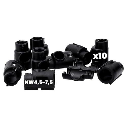 10 Stück Kalitec 9810375 A-Verteiler Form A NW4,5-7,5 schwarz I Verteiler für Wellrohr I Verteilerstück 3 Wege I Verteilerdose schwarz I Verteilerstück I Abzweigung 10 Stück Kalitec 9810375 A-Verteiler Form A NW4,5-7,5 schwarz I Verteiler für Wellrohr I Verteilerstück 3 Wege I Verteilerdose schwarz I Verteilerstück I Abzweigung von Kalitec