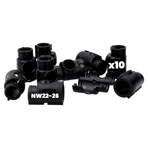 10 Stück Kalitec 9810560 A-Verteiler Form B NW26-22 schwarz I Verteiler für Wellrohr I Verteilerstück 3 Wege I Verteilerdose schwarz I Verteilerstück I Abzweigung 10 Stück Kalitec 9810560 A-Verteiler Form B NW26-22 schwarz I Verteiler für Wellrohr I Verteilerstück 3 Wege I Verteilerdose schwarz I Verteilerstück I Abzweigung von Kalitec