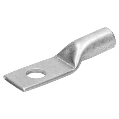 10 Stück Kalitec ER3-6 Edelstahl-Rohrkabelschuh V4A 16mm² I Anschlussgröße M6 I unisolierter Kabelschuh I Ringkabelschuh I für elektrische Verbindung und industrielle Anwendungen von Kalitec