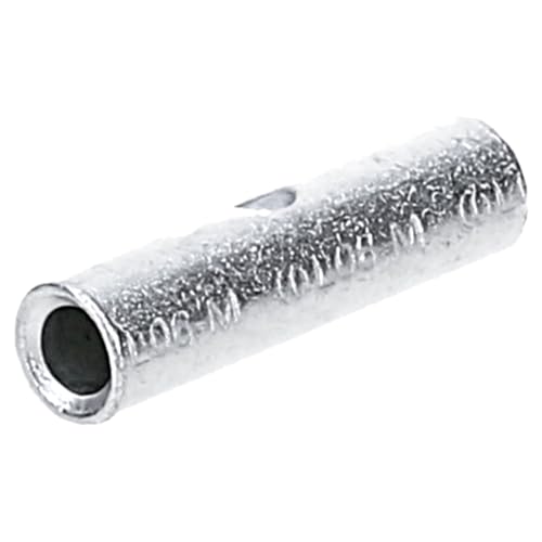 10 Stück Kalitec L06-M Stoßverbinder 1,5-2,5mm² I Innendurchmesser 2,4mm I Länge 15mm I Quetschverbinder mit Mittelstopp für Leiterposition und angefastem Ende I Kupfer geglüht verzinnt 10 Stück Kalitec L06-M Stoßverbinder 1,5-2,5mm² I Innendurchmesser 2,4mm I Länge 15mm I Quetschverbinder mit Mittelstopp für Leiterposition und angefastem Ende I Kupfer geglüht verzinnt von Kalitec