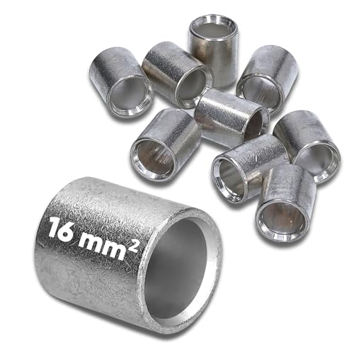 10 Stück Kalitec L3-P Parallelverbinder 16mm² I Verbinder unisoliert I Quetschverbinder blank I Kabelverbinder I Industriequalität vom deutschen Händler von Kalitec