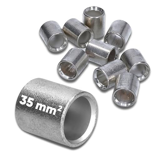 10 Stück Kalitec L7-P Parallelverbinder 35mm² I Verbinder unisoliert I Quetschverbinder blank I Kabelverbinder I Industriequalität vom deutschen Händler von Kalitec