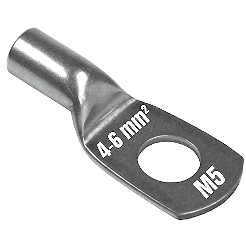 10 Stück Kalitec NR6-M5 Rohrkabelschuh Reinnickel 4-6mm² M5 I für sehr hohe Temperaturen bis zu 650°C 10 Stück Kalitec NR6-M5 Rohrkabelschuh Reinnickel 4-6mm² M5 I für sehr hohe Temperaturen bis zu 650°C von Kalitec