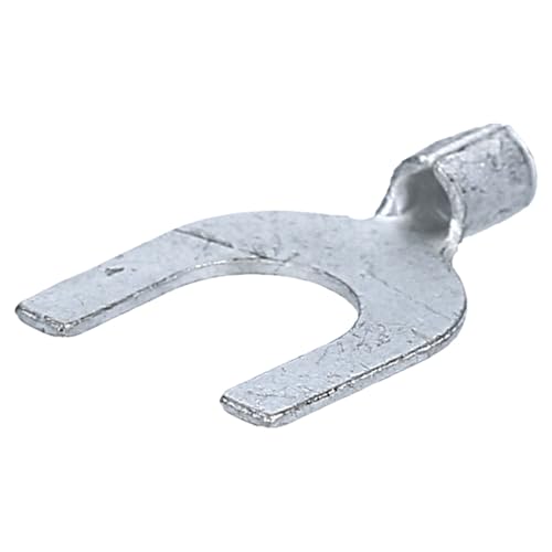 10 Stück Kalitec S2,5-U8 Gabelkabelschuh 2,5mm² U8 I unisolierter Kabelschuh I Kupferkabelschuh 99,9% Kupfer I Kabelschuh-Gabel 2,5mm² I Verzinnter-Kabelschuh M8 von Kalitec