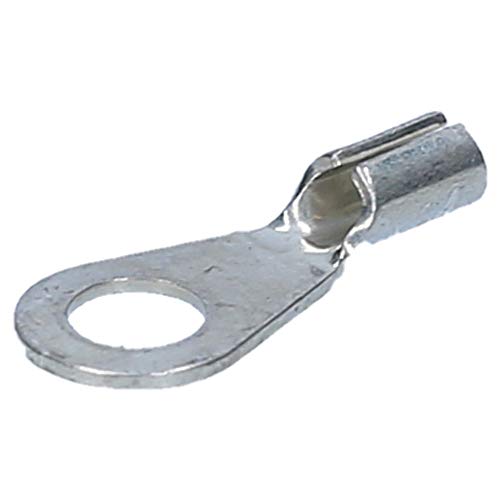 10 Stück Lötkabelschuhe Ringform 1,5-2,5 mm² M6 Messing verzinnt DIN 64211 von Kalitec
