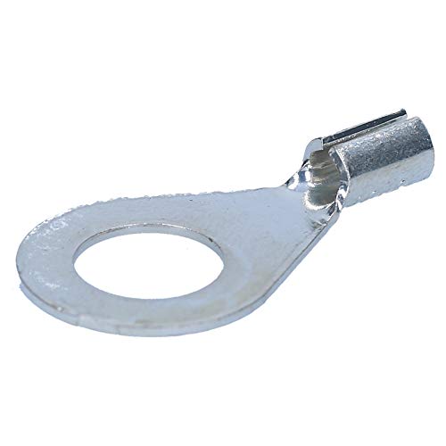 10 Stück Lötkabelschuhe Ringform 6-10 mm² M6 Messing verzinnt DIN 64211 von Kalitec