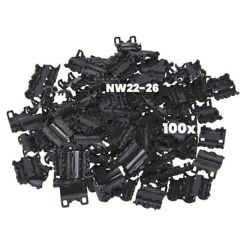 100 Stück Kalitec 9810560 A-Verteiler Form B NW22-26 schwarz I Verteiler für Wellrohr I Verteilerstück 3 Wege I Verteilerdose schwarz I Verteilerstück I Abzweigung von Kalitec
