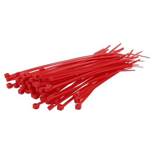 100 Stück Kalitec Kabelbinder Rot 140mm x 3,6mm I Kabelbinder uv-beständig I rote Kabelbinder I Kabelbinder Set rot I 140 mm lange Kabelbinder I 18 kg Zugfestigkeit 100 Stück Kalitec Kabelbinder Rot 140mm x 3,6mm I Kabelbinder uv-beständig I rote Kabelbinder I Kabelbinder Set rot I 140 mm lange Kabelbinder I 18 kg Zugfestigkeit von Kalitec