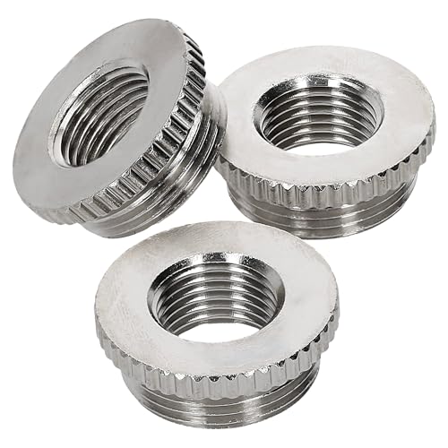 3 Stück Kalitec 6104824 Reduktion gerändelt M25/M16 Messing I Reduzierstück Kabelverschraubung I M16 Innengewinde I M25 Außengewinde I IP68 von Kalitec