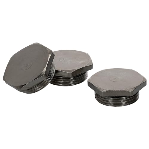 3 Stück Kalitec D4825110 M25 Blindstopfen Messing sechskant mit O-Ring I 29mm Durchmesser I M25 Blindstopfen Set I Staub und wasserdicht I IP68 von Kalitec