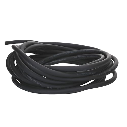 5 Meter Kalitec H07RN-F 3x2,5 mm² Gummileitung mit Schutzleiter für Außenbereich I Elektrokabel schwarz Baustellenkabel flexibel I UV- und ölbeständig I Anschlussleitung 3G2,5 Gummikabel 3 adrig von Kalitec