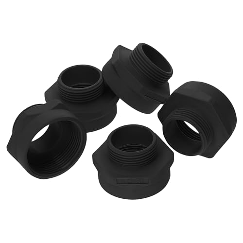 5 Stück Kalitec G5253210 Erweiterung M25/M32 Kunststoff schwarz I Erweiterungsstück Kabelverschraubung I M32 Innengewinde I M25 Außengewinde I IP68 von Kalitec