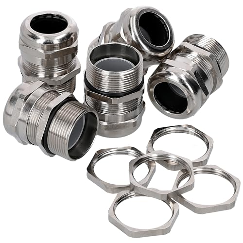 5 Stück Kalitec M20 Kabelverschraubung Messing 7,0-13,0mm Klemmbereich I M20 Gegenmutter Messing I langes Gewinde I gas-und wasserdichte Kabeldurchführung 5 Stück Kalitec M20 Kabelverschraubung Messing 7,0-13,0mm Klemmbereich I M20 Gegenmutter Messing I langes Gewinde I gas-und wasserdichte Kabeldurchführung von Kalitec