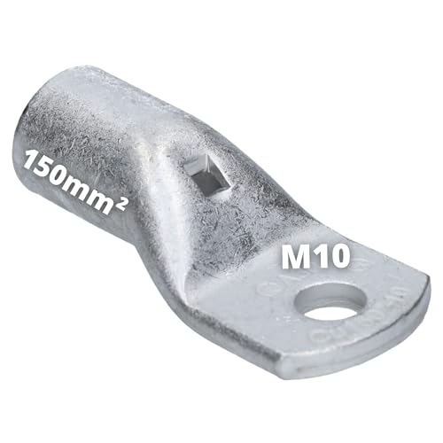 Kalitec A30-M10 Rohrkabelschuh 150mm² M10 unisoliert aus Kupfer verzinnt von Kalitec