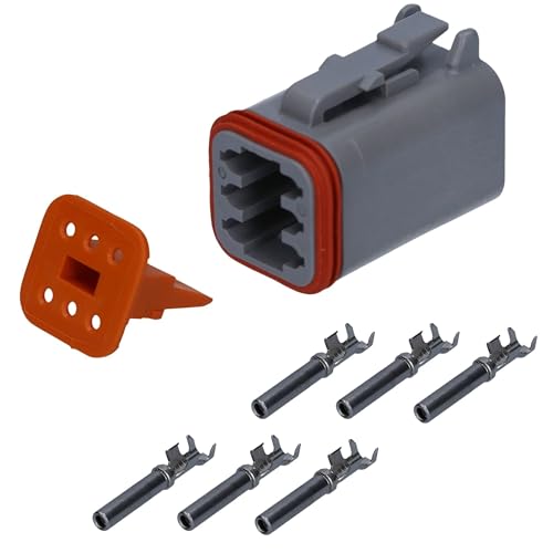 KALI-1206-S DEUTSCH DT Steckverbinder Buchsen Set 6 polig von Kalitec