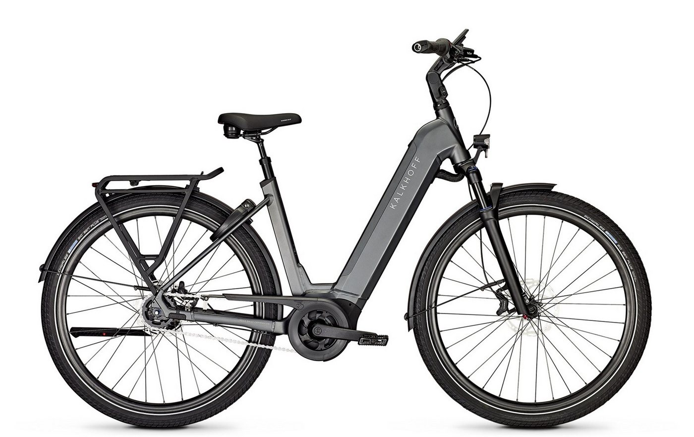 Kalkhoff E-Bike Kalkhoff Image 5.B Move+ FL 625 Wh Damen schwarz 2024, 5 Gang, Nabenschaltung, Bosch Performance Line smart System, 625 Wh von Kalkhoff