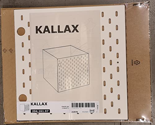 Kallax IKEA Regaleinsatz mit Lochplatte; in weiß; (33x33cm) von Kallax