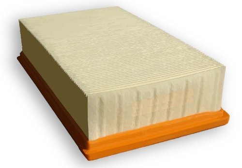 Filter Kallefornia K741A für Bosch GAS 35 M AFC - Staubklasse L Faltenfilter flach von Kallefornia