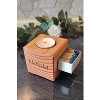 Notlicht Mit Integrierten Streichhölzern, Herausnehmbar Notlicht Mit Integrierten Streichhölzern, Herausnehmbar von KallesHolzWerk