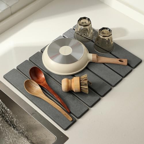 4er-Set blaue Tischsets, wasserdicht, abwischbar, Leder-Tischsets, rutschfest, hitzebeständig, für den Innenbereich, leicht zu reinigende Weihnachtsdekorationen von KaloKLU